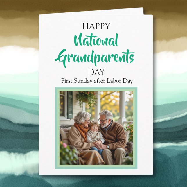 Carte Joyeuse Journée Nationale des Grands-Parents Photo (Créateur téléchargé)