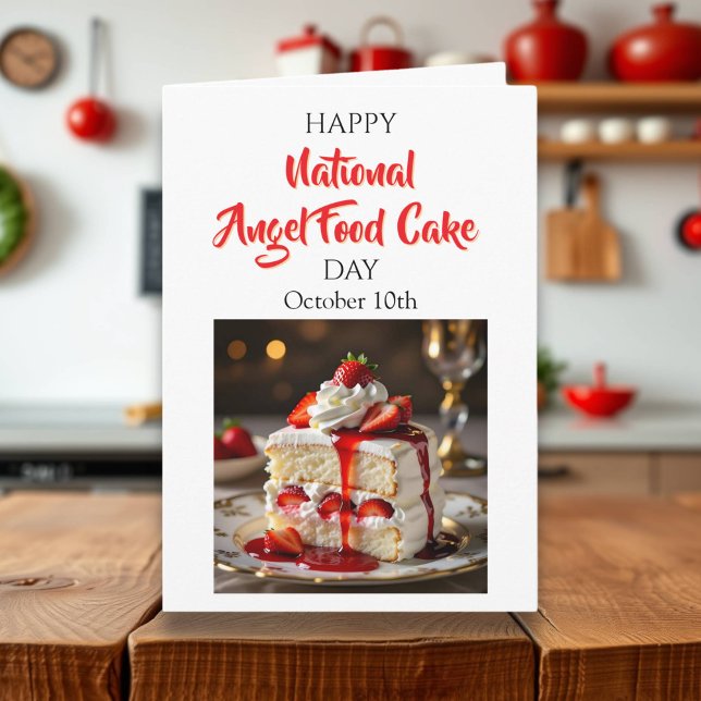 Carte Joyeuse Journée nationale du gâteau alimentaire An (Créateur téléchargé)