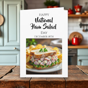Carte Joyeuse Journée nationale du jambon 18 décembre