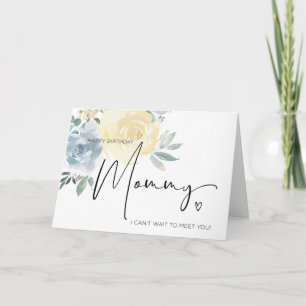 Carte Joyeuse maman d'anniversaire de Baby Bump Maman d'