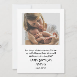 Carte Joyeuse maman d'anniversaire de bébé