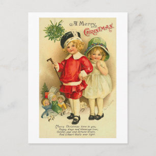 Carte Joyeuse pour enfants de Noël