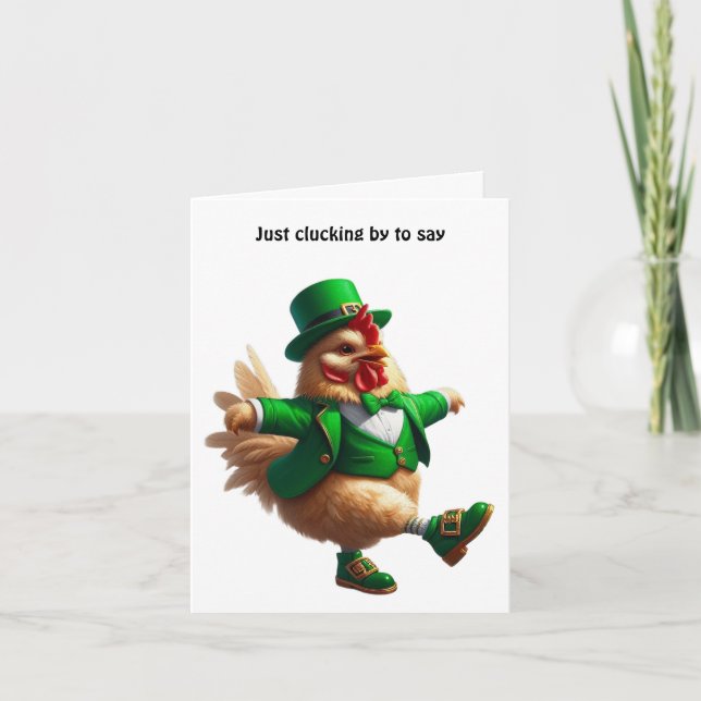 Carte Joyeuse Saint-Patrick (Devant)