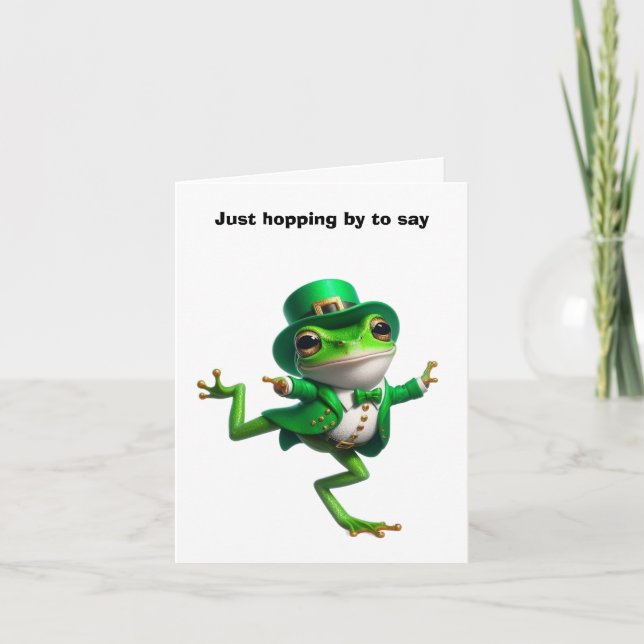 Carte Joyeuse Saint-Patrick (Devant)