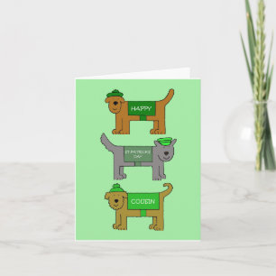 Carte Joyeuse Saint-Patrick Cousin