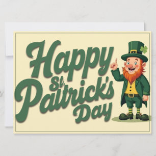 Carte Joyeuse Saint-Patrick Mignon Lutins