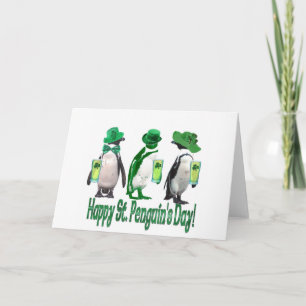 Carte Joyeuse Saint-Penguin's Day