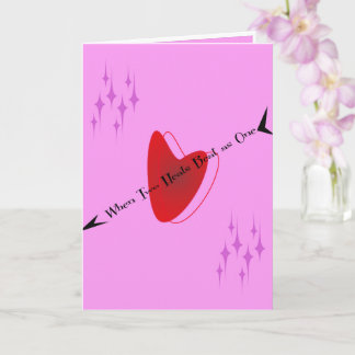 Carte Joyeuse Saint-Valentin