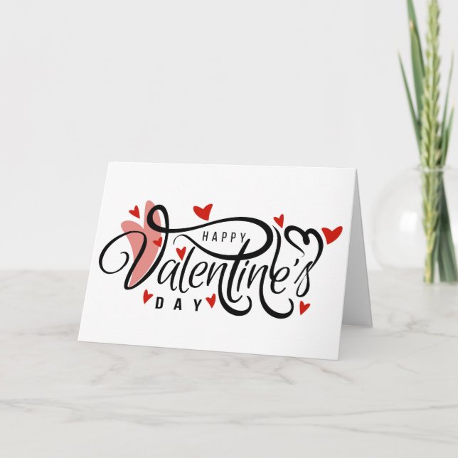 Carte Joyeuse Saint-Valentin (Devant)