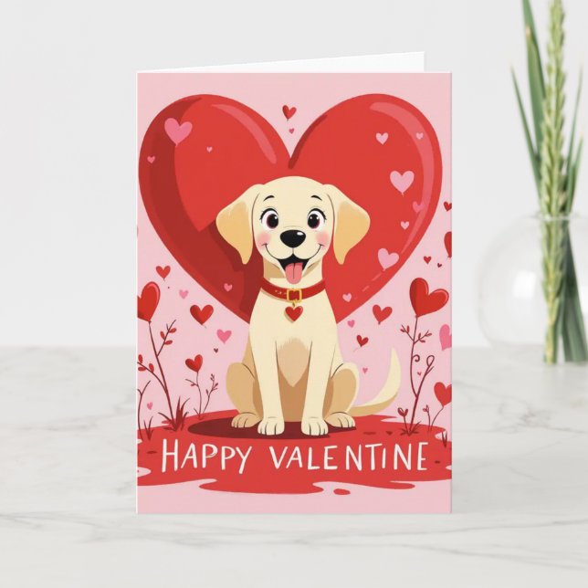 Carte Joyeuse Saint-Valentin (Devant)