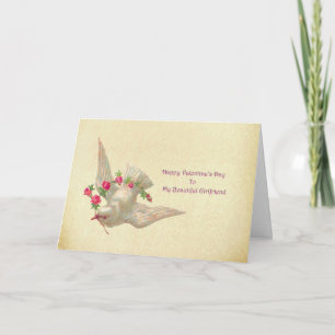 Carte Joyeuse Saint-Valentin à ma belle petite amie