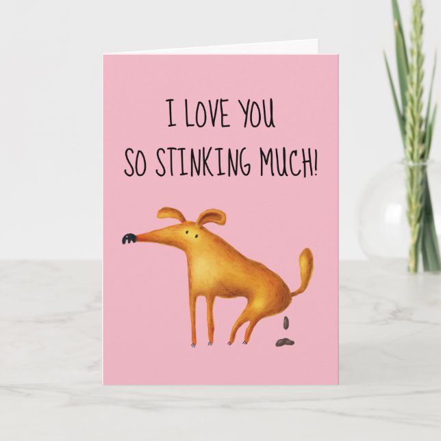 Carte Joyeuse Saint-Valentin Je t'aime tellement énormém (Devant)