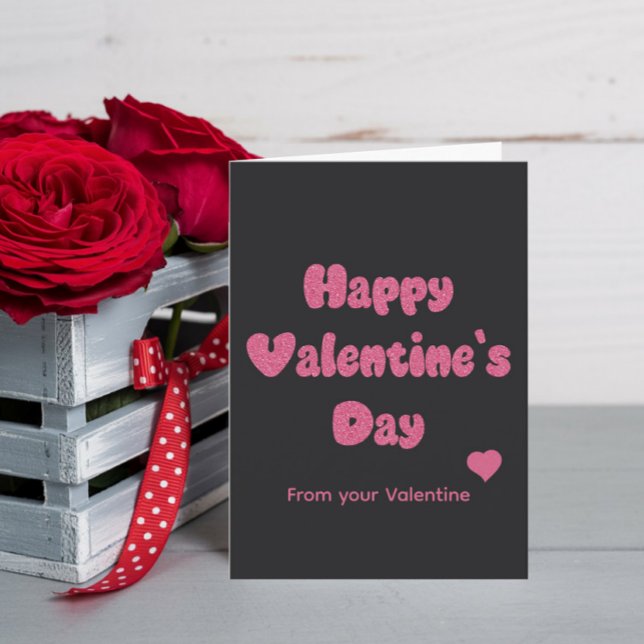 Carte Joyeuse Saint-Valentin Pailleté (Créateur téléchargé)