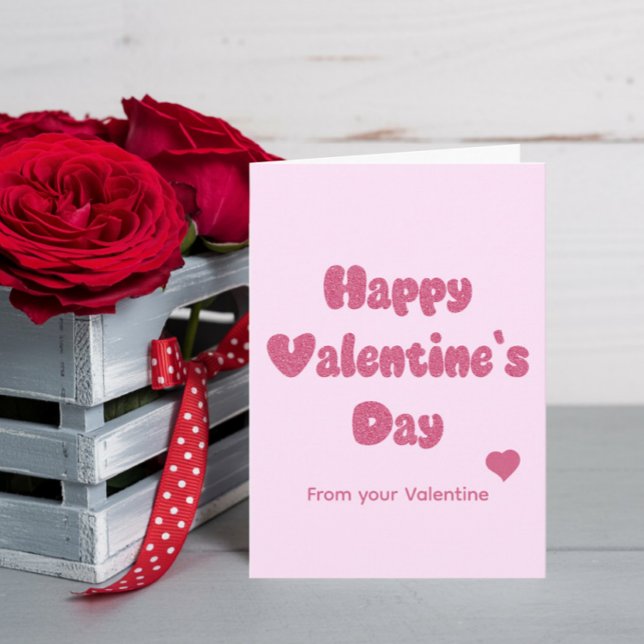 Carte Joyeuse Saint-Valentin Pailletée (Créateur téléchargé)