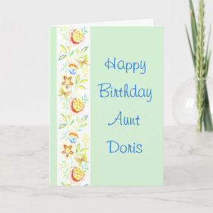 Carte Joyeuse tante Doris