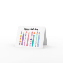 Joyeuses bougies d'anniversaire