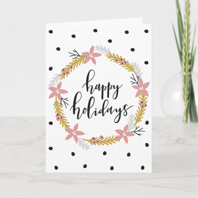 Carte Joyeuses fêtes (Devant)