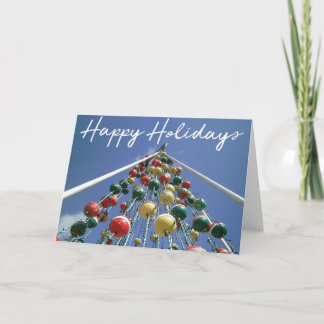 Carte Joyeuses fêtes - Arbre ornemental