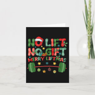 Carte Joyeuses Fêtes Sans Ascenseur Pas De Noël Présente