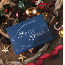 Carte Joyeuses Fêtes Star Business Holiday