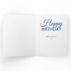 Joyeux 100e anniversaire Blue Gold