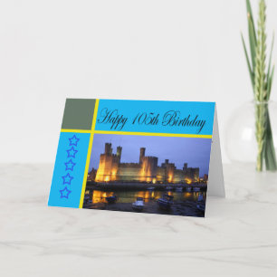 Carte Joyeux 105e anniversaire Château de Caernarfon