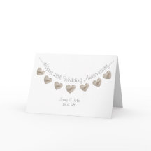 Joyeux 13e anniversaire de mariage guirlande de co