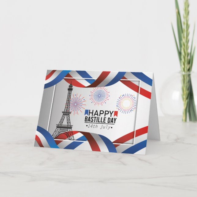 Carte Joyeux 14 juillet (Devant)