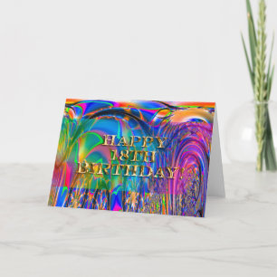 Carte Joyeux 18ème anniversaire !