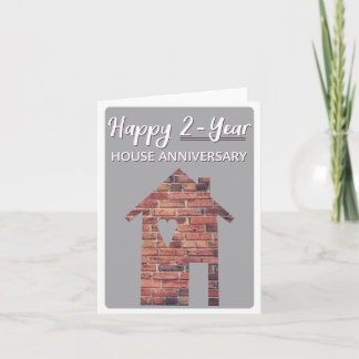 Carte Joyeux 2e Houseaversaire