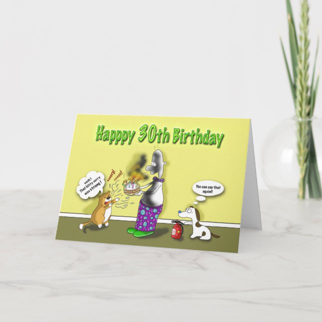 Carte Joyeux 30e anniversaire (Devant)