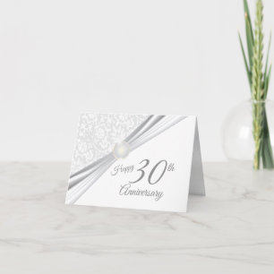Carte Joyeux 30e anniversaire de Mariage