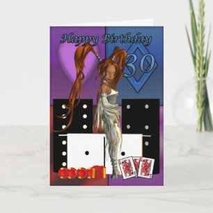 Carte Joyeux 30ème anniversaire à un magnifique deva