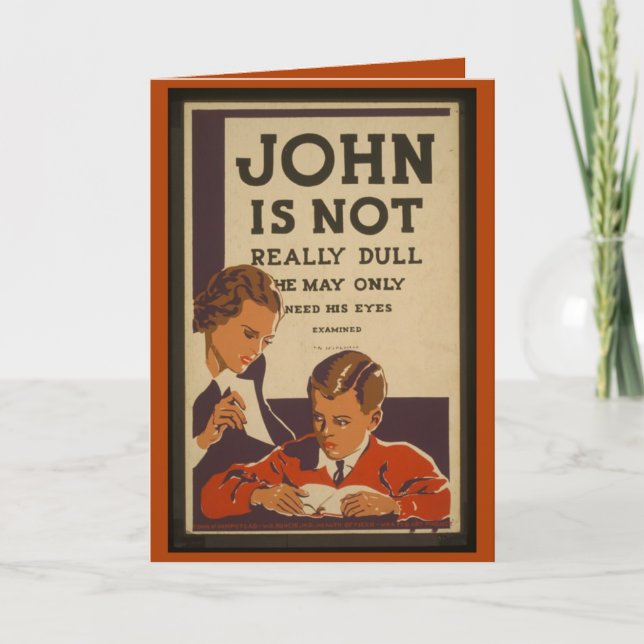 Carte Joyeux 40e anniversaire, John (Devant)
