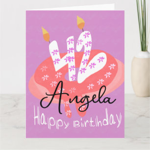 Carte Joyeux 42e anniversaire Donut Cake Big