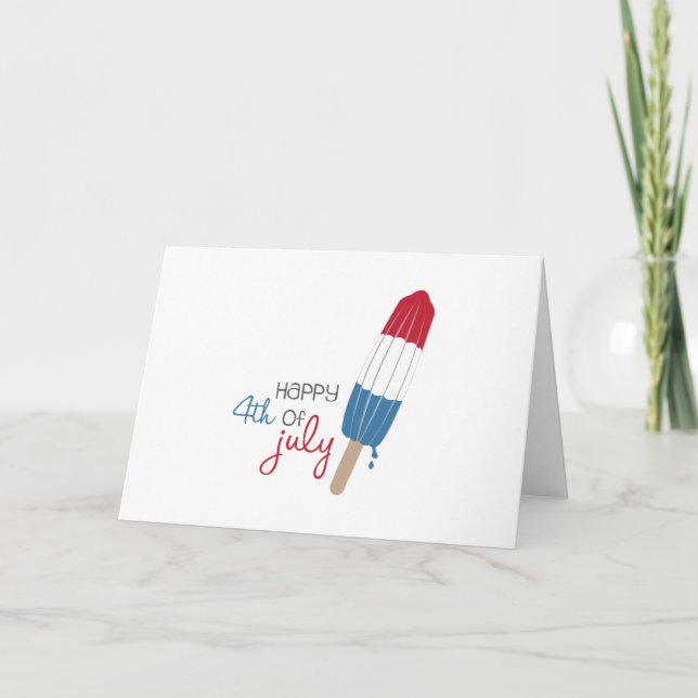 Carte Joyeux 4 juillet (Devant)