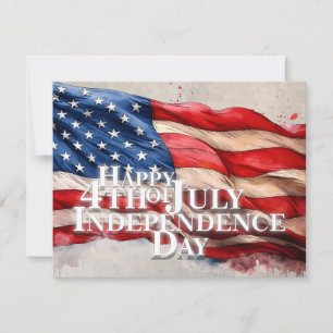 Carte Joyeux 4 juillet - Fête de l'Indépendance