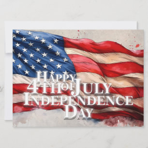 Carte Joyeux 4 juillet - Fête de l'Indépendance