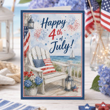 Joyeux 4 juillet Fête de l'Indépendance Rouge Blan