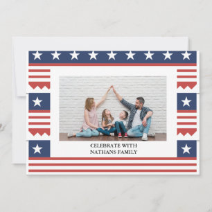 Carte Joyeux 4 juillet photo du Jour de l'Indépendance