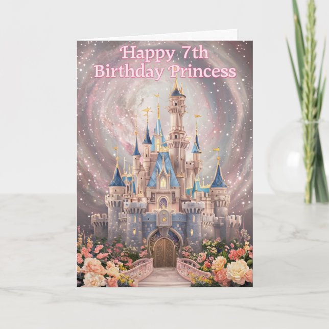 Carte Joyeux 7e anniversaire (Devant)