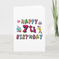 Joyeux 7e anniversaire 7 ans souhaits