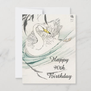 Carte Joyeux 90ème anniversaire.