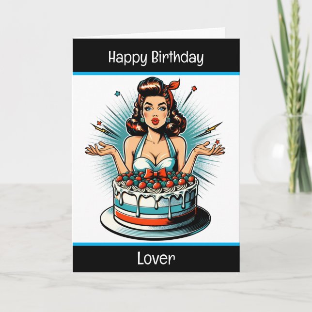 Carte Joyeux Amour d'Anniversaire, Anniversaire pour Lui (Devant)
