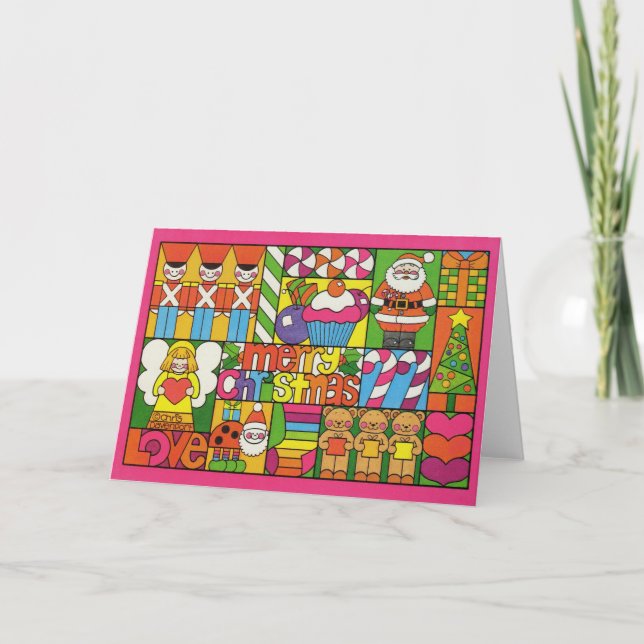 Carte Joyeux amour de Noël (Devant)
