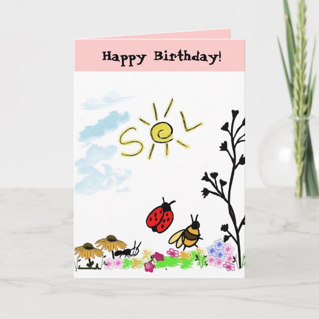 Carte Joyeux anniversaire ! (Devant)