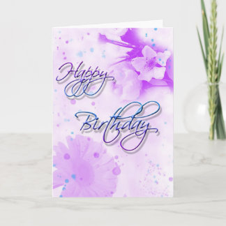 Carte Joyeux anniversaire