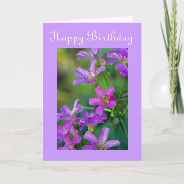 Carte Joyeux anniversaire (Devant)