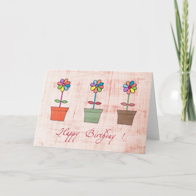 Carte Joyeux anniversaire ! (Devant)
