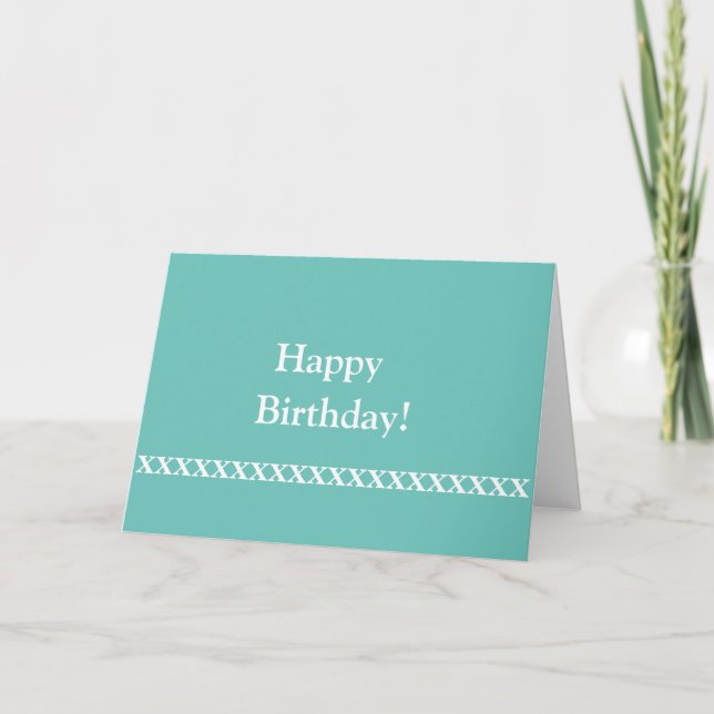 Carte Joyeux anniversaire (Devant)